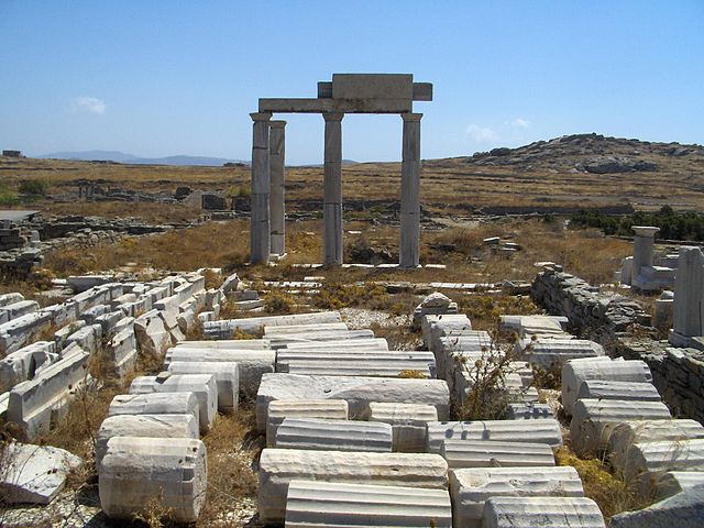 The island of Delos
