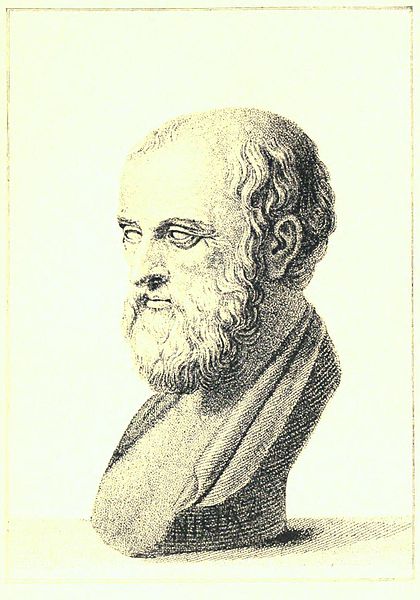 sculpture of Nicias, an Ancient Greek who owned about 1,000 slaves
