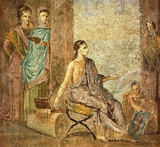 Painting of a woman painting 